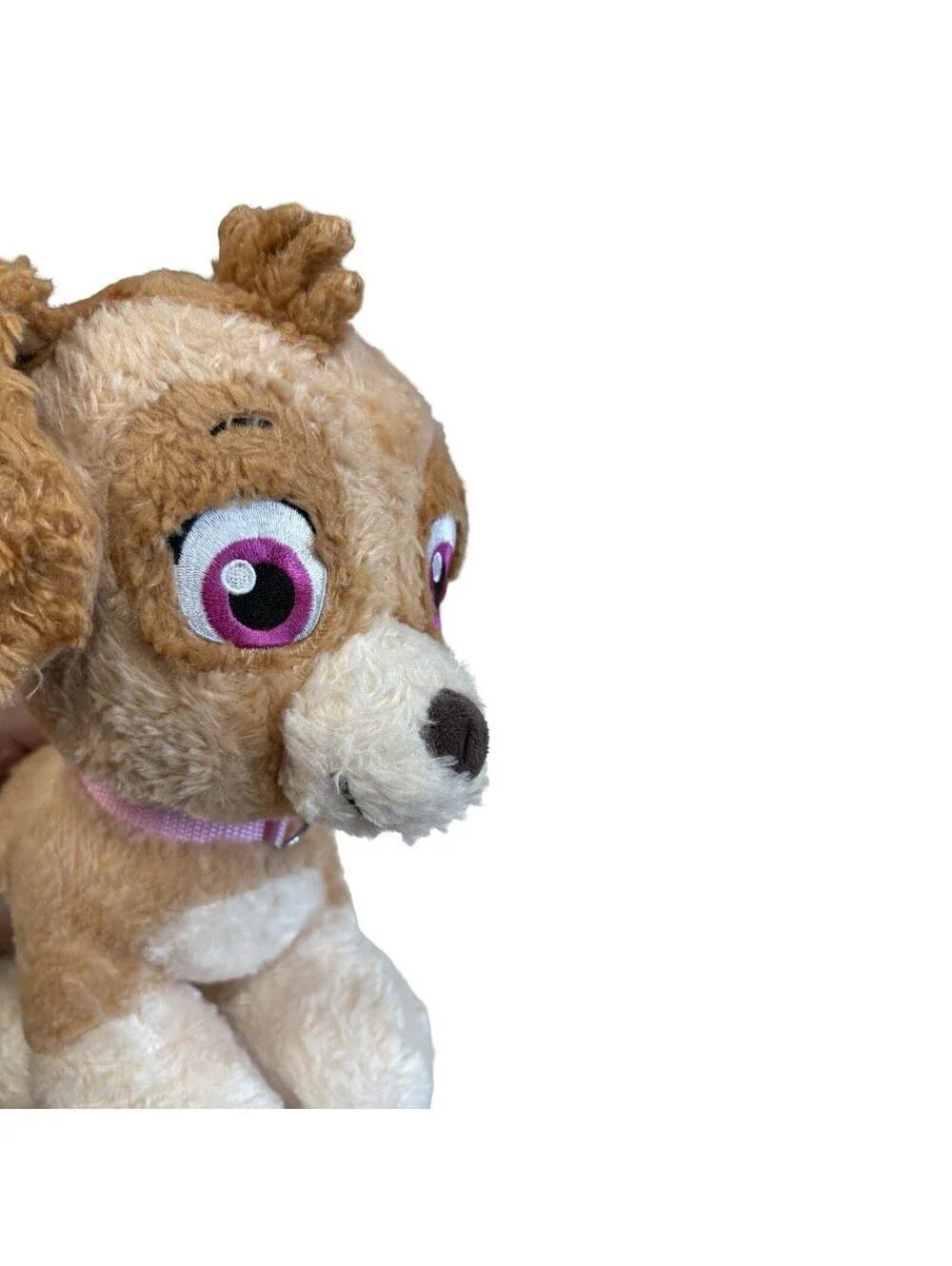 Build-A-Bear Nickelodeon Plush Skye Paw Patrol Dog Pink Collar Stuffed Animal